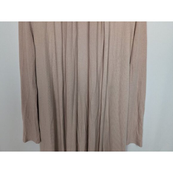 Beautiful People sz. S Cardigan Duster Jersey Knit Ribbed Knit Sleeves Sweater - Picture 6 of 13